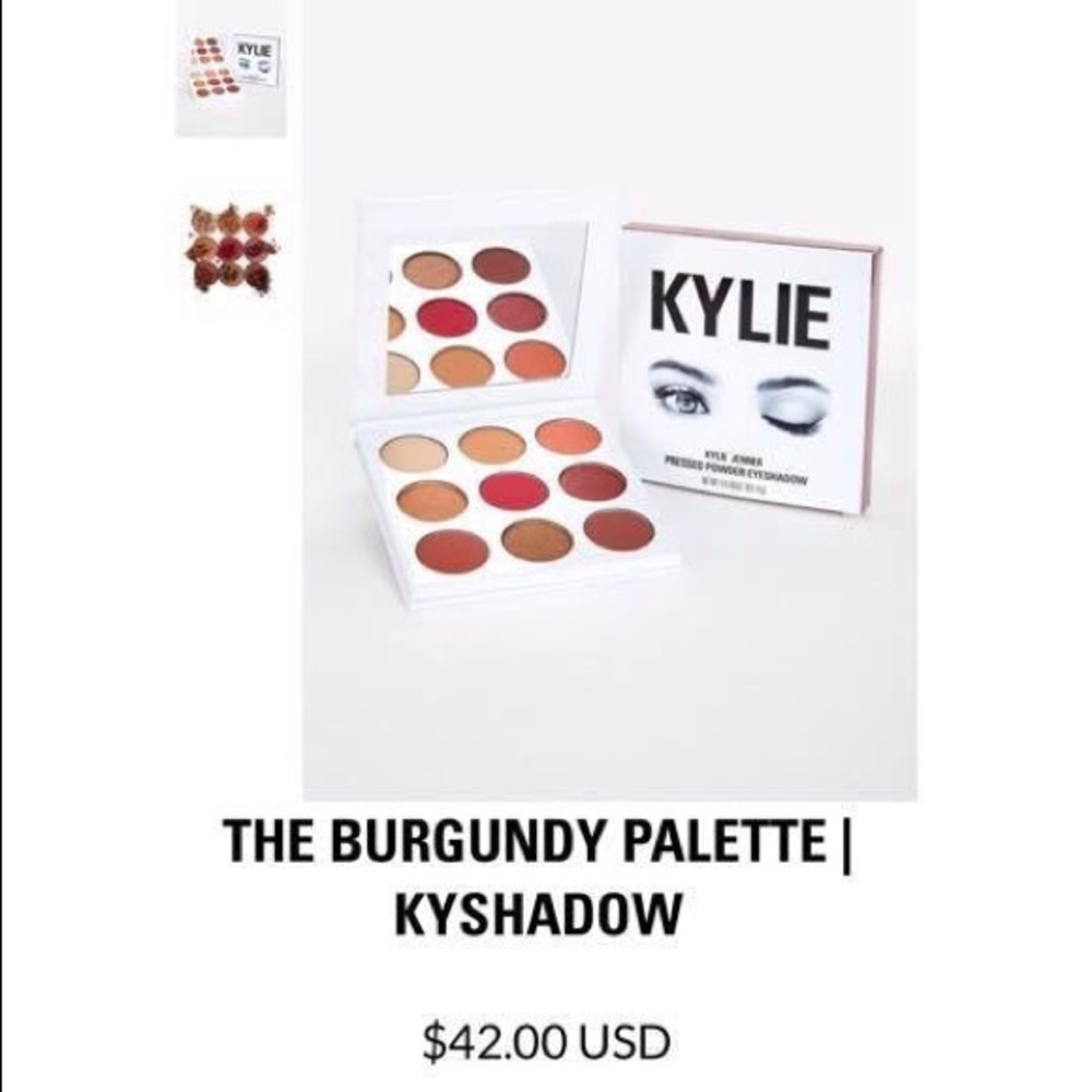 Kylie Cosmetics - the burgundy pallet